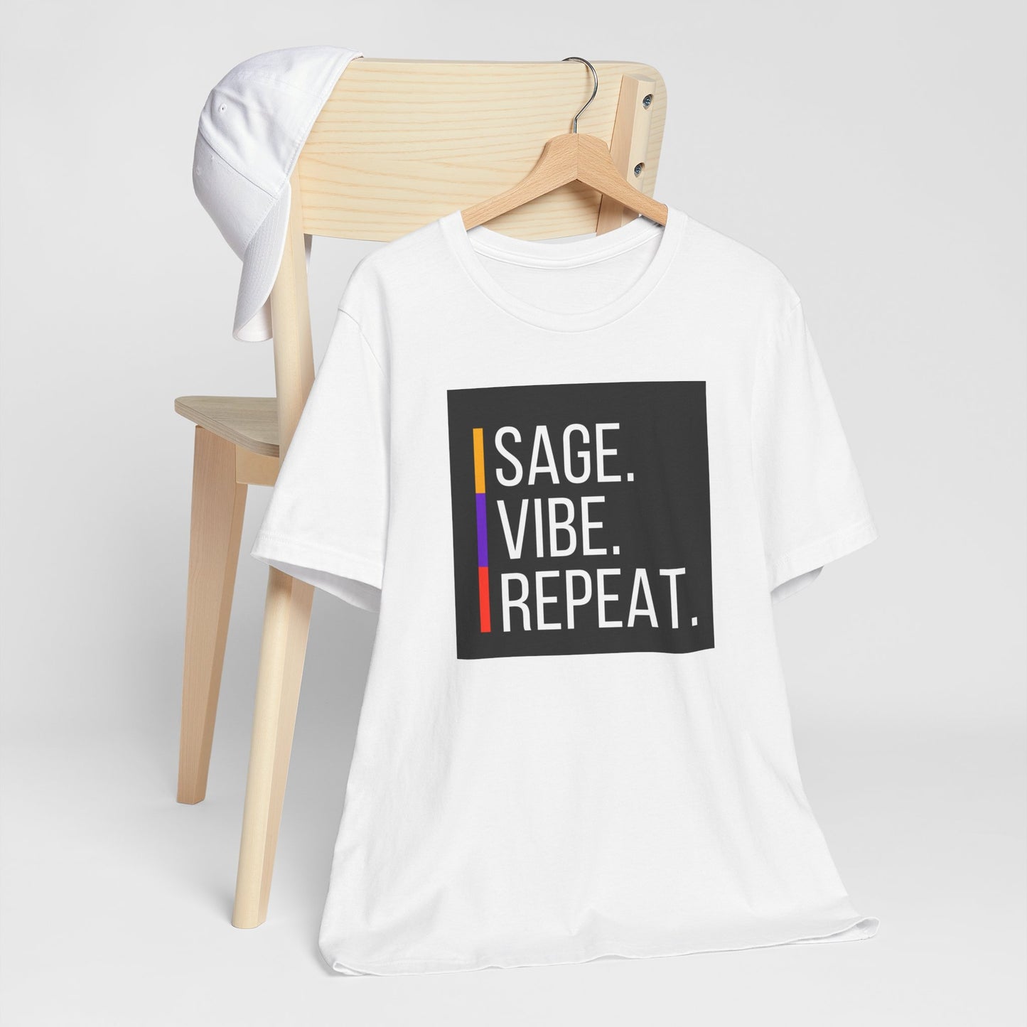 Sage. Vibe. Repeat.  | Unisex Tee