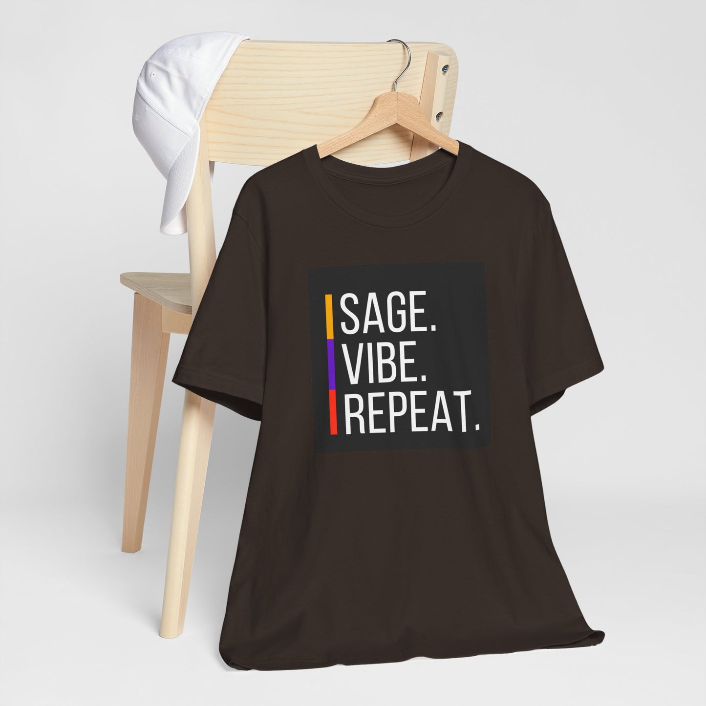 Sage. Vibe. Repeat.  | Unisex Tee