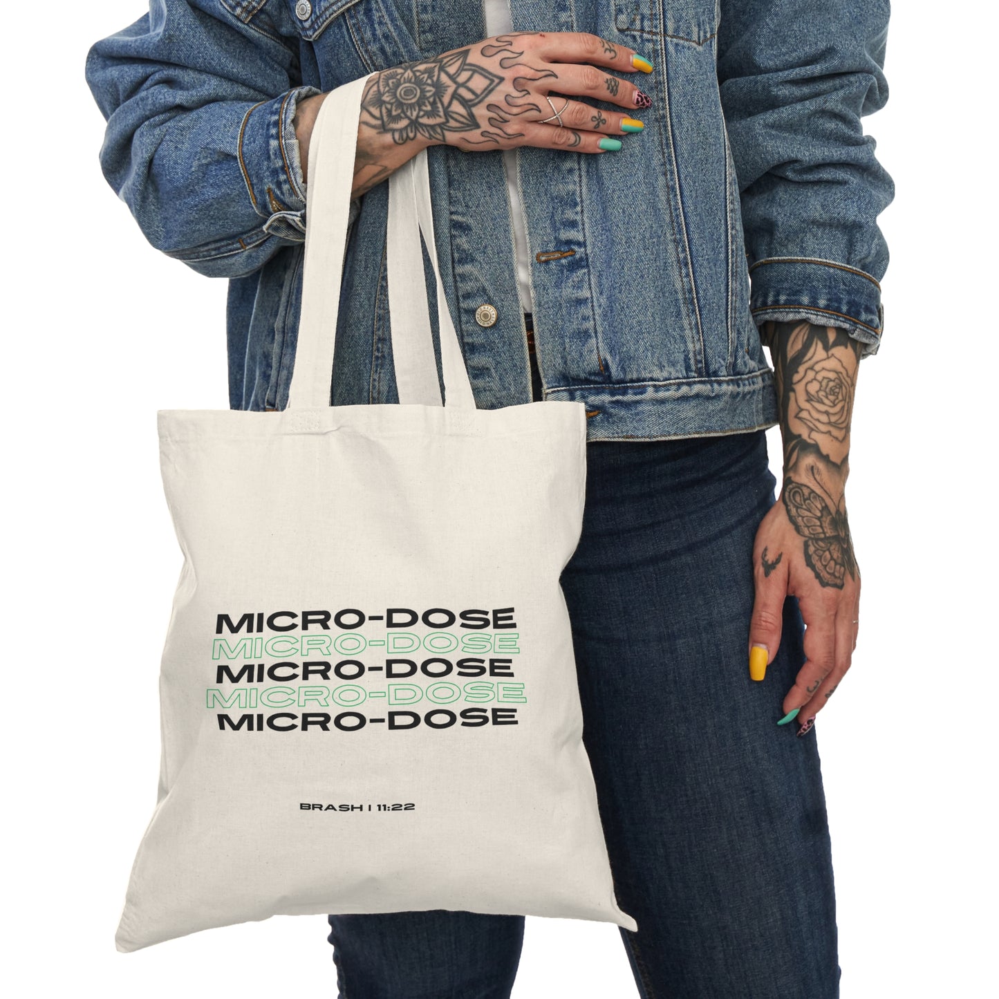 Micro-Dose | Natural Tote Bag